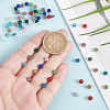   60Pcs 10 Colors Polymer Clay Rhinestone Beads RB-PH0001-36-3