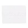 Rectangle Cardboard Jewelry Display Cards CDIS-P004-09-2