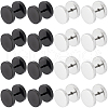 Beebeecraft 16Pcs 2 Colors Flat Round 304 Stainless Steel Barbell Cartilage Earrings EJEW-BBC0001-63-1