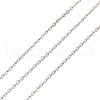 Rack Plating Brass Cable Chains CHC-M001-02-P-1