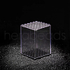 Transparent Plastic Minifigures Display Case ODIS-WH0043-25-3