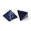 Natural Sodalite Orgonite Pyramid Display Decorations G-C186-07J-3