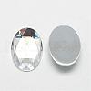 Acrylic Rhinestone Flat Back Cabochons GACR-Q011-30x40-02-2