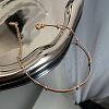 304 Stainless Steel Chain Anklets with Brass Charms WGE11C3-04-1