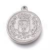 Non-Tarnish 304 Stainless Steel Pendants STAS-Z017-01P-2