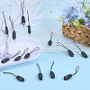 Gorgecraft 100pcs Plastic Cord Mobile Straps with Detachable Buckle FIND-GF0006-61A-4