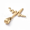 304 Stainless Steel Pendants STAS-I127-033G-2