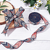 Gorgecraft Ethnic Style Embroidery Polycotton Ribbons OCOR-GF0001-56-5