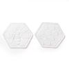 DIY Bee and Honeycomb Shape Coaster Silicone Molds DIY-K044-01-2