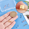   8Pcs 4 Colors 925 Sterling Silver Ice Pick Pinch Bails STER-PH0001-95-3