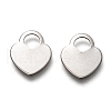 Non-Tarnish 201 Stainless Steel Charms STAS-B001-10P-1