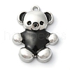 Rack Plating Alloy Enamel Pendants ENAM-Z016-04P-1