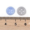 4-Hole Glass Buttons PORC-R010-01C-3