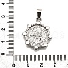 304 Stainless Steel Pendants STAS-B086-09E-P-3