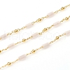 3.28 Feet Handmade Natural Rose Quartz Beaded Chains X-CHC-E021-01D-1