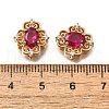 Brass Glass Beads KK-M318-46G-01-3