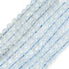 Natural Aquamarine Beads Strands G-P576-4mm-01A-2