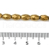 Electroplated Strong Magnetic Synthetic Hematite Beads Strands G-P518-02F-4