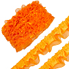 Gorgecraft 10M 2-Layer Polyester Pleated Lace Trim Ribbon DIY-GF0008-89A-1