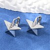 Brass Hoop Earrings EJEW-Q016-10P-1