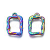 Ion Plating(IP) 304 Stainless Steel Pendants STAS-S119-107-2