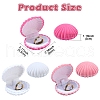 1Pc Shell Shaped Velvet Jewelry Storage Boxes VBOX-YW0001-05A-4