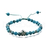 Brass Beaded Bracelets BJEW-Z094-03C-4