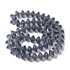 Electroplate Glass Beads Strands EGLA-G038-01A-FR01-2