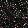 Spray Painted Glass Seed Beads SEED-F005-10A-05-3