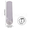 Iron Metal Stamps AJEW-BC0005-56J-2