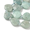 Natural Amazonite Beads Strands G-D316-A01-01-3