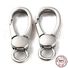 925 Thailand Sterling Silver Lobster Claw Clasps STER-D003-27A-P-3