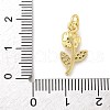 Brass Micro Pave Cubic Zirconia Pendants KK-S511-14G-3