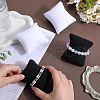 Beebeecraft 4Pcs 2 Colors Lint Bracelet/Watch Pillow Jewelry Displays BDIS-BBC0001-01-5