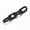 Spray Painted CCB Plastic Linking Rings CCB-R104-12D-01-3