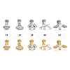 G23 Titanium Micro Pave Clear Cubic Zirconia Labrets WG4B733-09-2