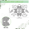 Angel Wing Theme Carbon Steel Cutting Dies Stencils DIY-WH0309-2069-2