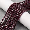 Natural Garnet Beads Strands G-RM241221-K4-2