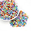 Opaque Colours Glass Seed Beads SEED-N007-19B-1