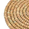 Natural Wood Lace Stone Beads Strands G-P575-A40-6x4mm-3
