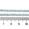 Transparent Electroplate Glass Beads Strands EGLA-H107-01A-B08-2