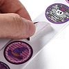 8 Patterns Round Dot Self Adhesive Paper Stickers Roll DIY-A042-02-4