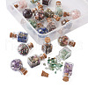 Glass Wishing Bottle Decorations AJEW-TA0017-19-4