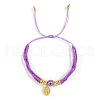 Bohemian Style Glass Seed Braided Bead Bracelets IF4876-5-1