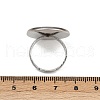 304 Stainless Steel Cuff Ring Components STAS-D372-05P-02D-3