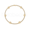 Brass Micro Pave Clear Cubic Zirconia Chain Bracelets for Women BJEW-M047-02G-4
