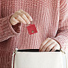 PU Imitation Leather Keychains KEYC-WH0003-08AB-6