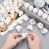 Plastic PP Screw Hand Push Pull Cap FIND-WH0159-14C-3