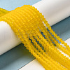 Imitate Austrian Crystal Frosted Glass Beads Strands EGLA-A039-T2mm-MD22-4