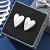 304 Stainless Steel Plastic Imitation Pearl Stud Earrings EJEW-R030-01G-04-1